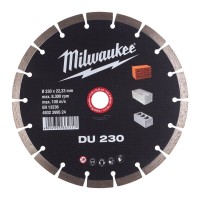 Диск алмазный MILWAUKEE DU 230, Ø230мм (кирпич, бетон)