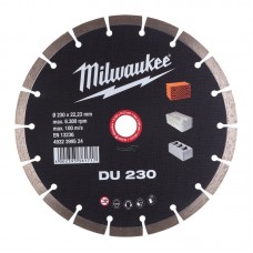 Диск алмазный MILWAUKEE DU 230, Ø230мм (кирпич, бетон)