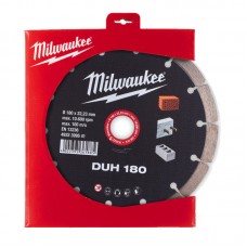 Диск алмазный MILWAUKEE DUH 180, Ø180мм (железобетон, кирпич)
