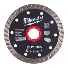Диск алмазный MILWAUKEE DUT 125, Ø125мм (керамическая плитка/чистый рез)