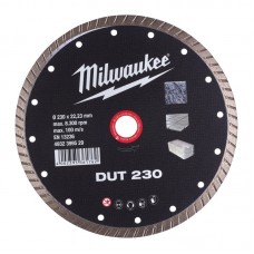 Диск алмазный MILWAUKEE DUT 230, Ø230мм (керамическая плитка/чистый рез)