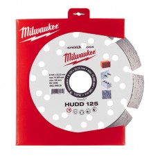 Диск алмазный Speedcross MILWAUKEE HUDD 125, Ø125мм (железобетон, гранит)