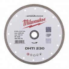 Диск алмазный Speedcross MILWAUKEE DHTi 230, Ø230мм (керамическая плитка/чистый рез)