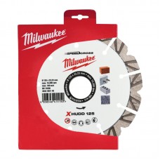 Диск алмазный Speedcross MILWAUKEE XHUDD 125, Ø125мм (железобетон, гранит)