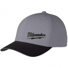 Бейсболка PERFORMANCE BCP DGR SM MILWAUKEE, дышащая, темно-серая, размер S/M