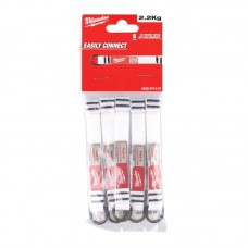 D-образное кольцо с брелоком для крепления с помощью самоклеющейся ленты (5шт)