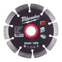 Диск алмазний MILWAUKEE DUH 125, Ø125мм (залізобетон, цегла)