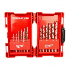 Дисплей з 6шт Наборів свердел по металу HSS-G THUNDERWEB (19 шт) MILWAUKEE, (заміна на 4932499256)
