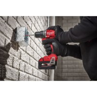 Дрель-шуруповёрт аккумуляторная бесщёточная ударная MILWAUKEE M18 BLPDRC-202C (60Нм) (ЗУ+2Х2Ач+кейс)