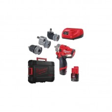 Дрель-шуруповёрт аккумуляторная бесщёточная ударная MILWAUKEE M12 FPDXKIT-202X(37Нм)(2нас+2Х2Ач+кейс