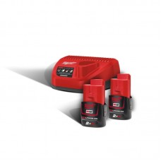 Энергокомплект MILWAUKEE M12 NRG-202 (ЗУ С12+ 2акк.Х2Ач B2)