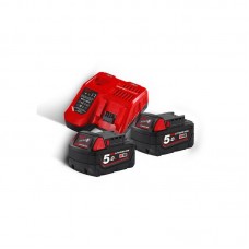 Энергокомплект MILWAUKEE M18 NRG-502 (ЗУ M12-18C+2акк.Х5Ач В5)