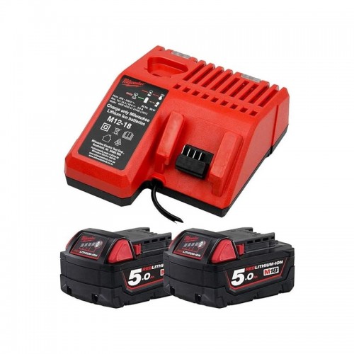 Энергокомплект MILWAUKEE M18 NRG-502С (ЗУ M12-18FC+2акк.Х5Ач В5)