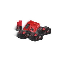 Энергокомплект MILWAUKEE M18 NRG-503 (ЗУ M12-18FC+3акк.Х5А В5) + подарок аккумулятор M12 B2