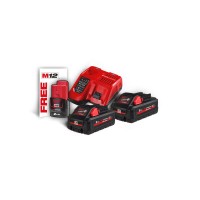 Энергокомплект MILWAUKEE M18 HNRG-302 (ЗУ M12-18FC+2акк.Х3А HВ3)+ подарок аккумулятор M12 B2