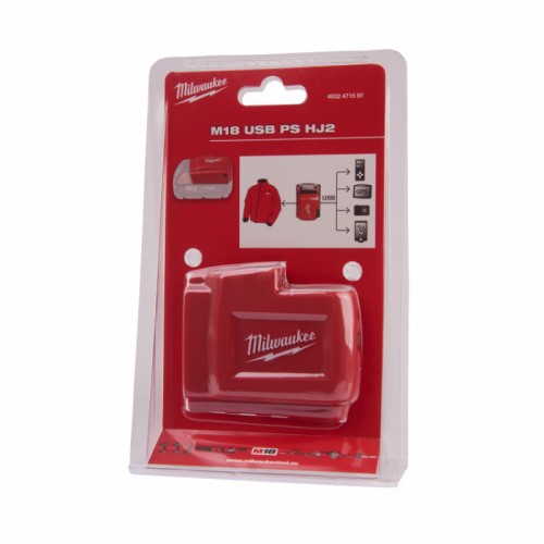 Устройство зарядное-адаптер MILWAUKEE M18 USB PS HJ2