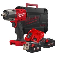 Гайковерт акумуляторний безщітковий MILWAUKEE 1/2\" (881 Нм) M18 FMTIW2F12-502X, з кільцем