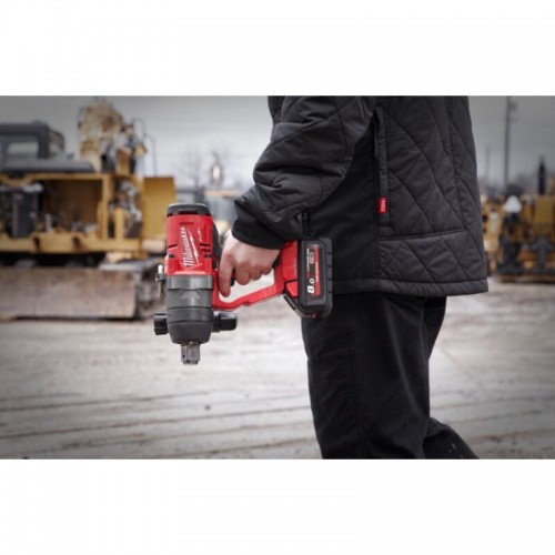 Гайковерт аккумуляторный бесщеточный MILWAUKEE 1'' (2400Нм) M18 ONEFHIWF1-0X, с кольцом (каркас)