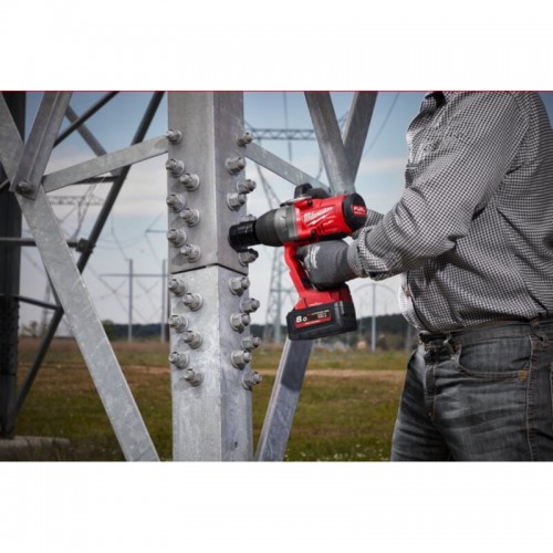 Гайковерт аккумуляторный бесщеточный MILWAUKEE 1'' (2400Нм) M18 ONEFHIWF1-0X, с кольцом (каркас)
