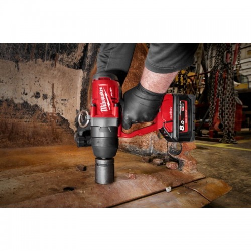Гайковерт аккумуляторный бесщеточный MILWAUKEE 1'' (2400Нм) M18 ONEFHIWF1-0X, с кольцом (каркас)