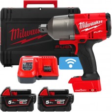 Гайковерт аккумуляторный бесщёточный MILWAUKEE 3/4\" (2034Нм) M18 ONEFHIWF34-502X, с кольцом