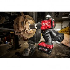 Гайковерт аккумуляторный бесщёточный MILWAUKEE 1/2\" (881 Нм) M18 FMTIW2F12-0, с кольцом(каркас)