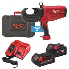 Обжимник гидравлический аккумуляторный для кабелей MILWAUKEE M18 HCCT109/42-522C (ЗУ+2акк.Х5Ач+кейс)