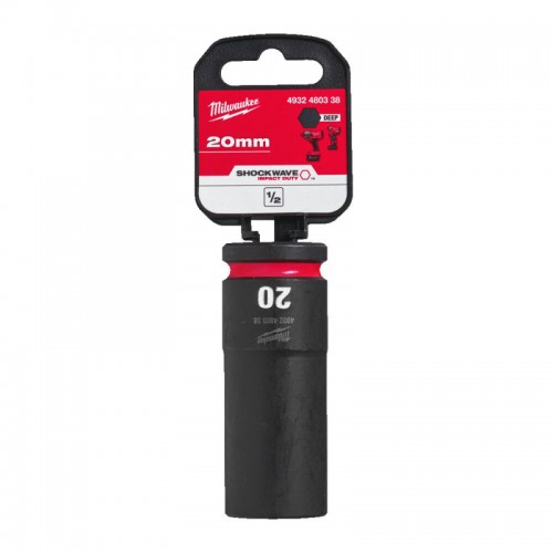 Головка ударная ShW 1/2'' SKT MILWAUKEE, удлиненная, 20мм