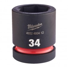 Головка ударная ShW 1'' 6гр. STD MILWAUKEE, 34мм