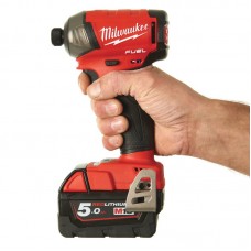 Шуруповерт ударный гидравлический аккумуляторный бесщёточный MILWAUKEE (50Нм) M18 FQID-502X SURGE™