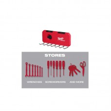 Держатель для ключей PACKOUT MILWAUKEE SMALL HOOK ROW (7 крючков) (100x232x77мм)