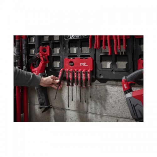 Держатель для ключей PACKOUT MILWAUKEE SMALL HOOK ROW (7 крючков) (100x232x77мм)