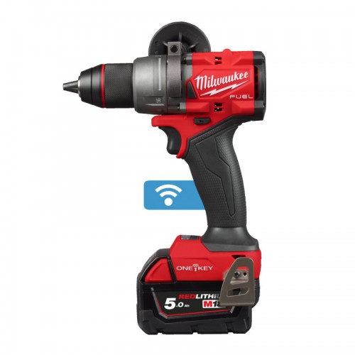 Дрель-шуруповёрт аккумуляторная бесщёточная MILWAUKEE M18 ONEDD3-502X 158Нм (ЗУ+2акк.Х5Ач+HDкейс)