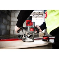 Фрезер акумуляторний кромковий безщітковий MILWAUKEE M18 FR12KIT-0P (каркас+підошви)