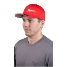 Бейсболка BCS RD SM MILWAUKEE, красная, размер S/M