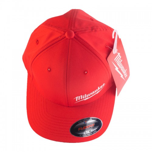 Бейсболка BCS RD SM MILWAUKEE, красная, размер S/M