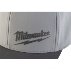 Бейсболка BCS GR SM MILWAUKEE, серая, размер S/M