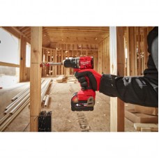Дрель-шуруповёрт аккумуляторная бесщёточная ударная MILWAUKEE M18 BLPDRC-502C (60Нм) (ЗУ+2Х5Ач+кейс)
