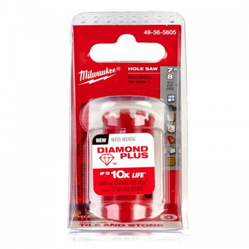 Коронка алмазная Diamond Plus Milwaukee Ø22мм (1/2\"х20)