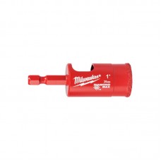 Коронка алмазная Diamond Plus MILWAUKEE, Ø25,0мм (1/4 Hex) (с водой)