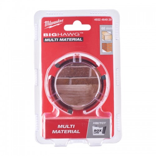 Коронка по мультиматериалам BIG HAWG™ TCT MILWAUKEE, Ø65мм