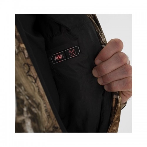 Куртка с подогревом MILWAUKEE, M12 HJCAMO6-0 (XXL), камуфляжная (размер XXL)