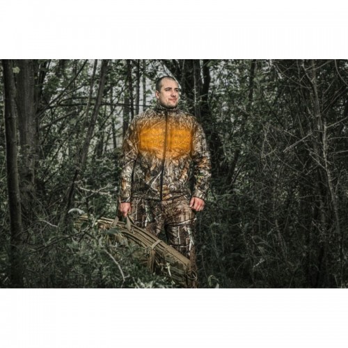 Куртка с подогревом MILWAUKEE, M12 HJCAMO6-201 (XXXL), камуфляжная (размер XXXL) (+ЗУ, 1аккум.Х 2Ач)