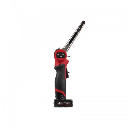 Шлифмашина ленточная аккумуляторная бесщеточная MILWAUKEE M12 FBFL13-402B (13мм) (ЗУ+2Х4Ач+сумка)