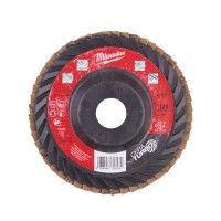 Лепестковый диск SLC50/125G60 CERA TURBO 125 мм / зерно 60 MILWAUKEE
