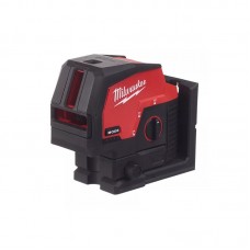 Нивелир линейно-точечный аккумуляторный MILWAUKEE M12 CLLP-0C (зелёный луч)