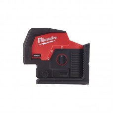 Нивелир линейно-точечный аккумуляторный MILWAUKEE M12 CLLP-0C (зелёный луч)