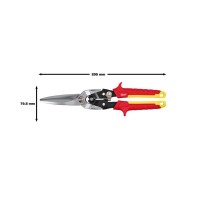 Ножницы по металлу удлиненные MILWAUKEE (прямой рез)