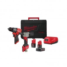 Набор из 2 инструментов аккумуляторных бесщеточных MILWAUKEE M12 FPP2D2-422X (HDкейс)