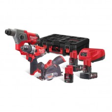 Набор из 3х инструментов аккумуляторных бесщеточных MILWAUKEE M12 FPP3R-6423P